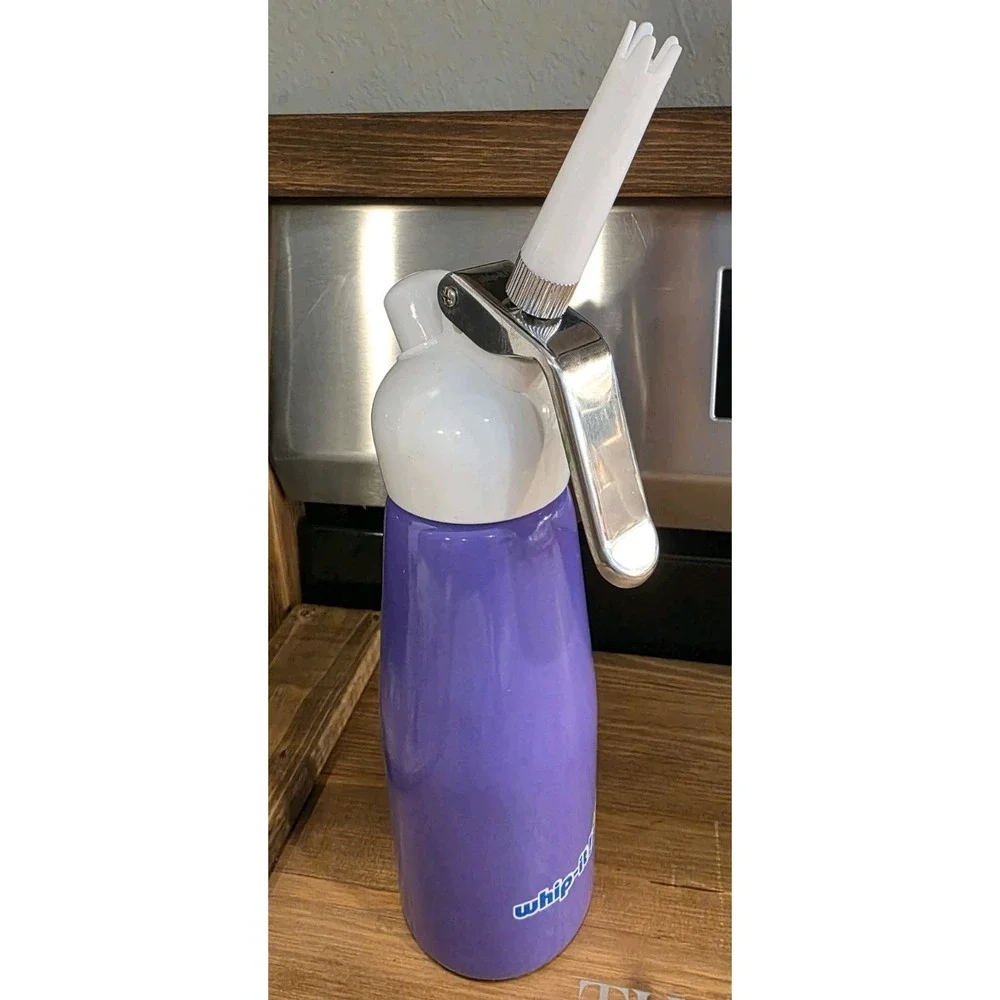 PURPLE WHIP-IT‎ 0.5 L Cream Whipper With Attachment & In Original Box